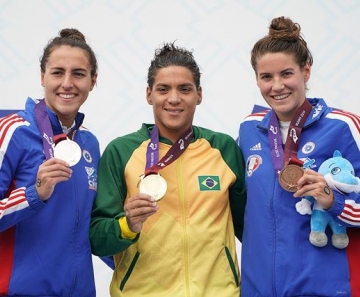 Ana Marcela Cunha vence a prova de 10km e garante ouro para o Brasil nos Jogos Mundiais Militares