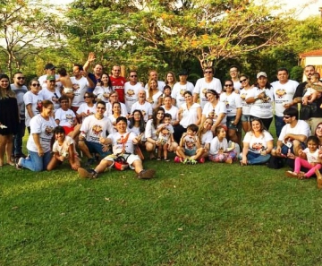 Os 'Borralhos' no primeiro encontro de família, realizado em outubro de 2016 
