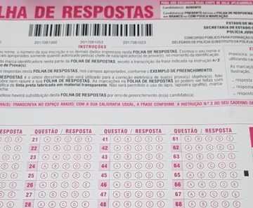 cartão resposta