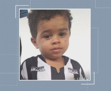 Criança de dois anos desapareceu em Juatuba, na Região Metropolitana de Belo Horizonte — Foto: Reprodução/TV Globo