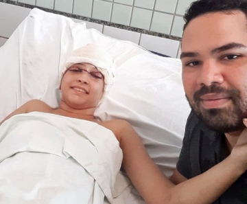 Eduardo estava com Débora no momento em que ocorreu o acidente de kart, no Recife — Foto: Eduardo Tumajan/Acervo pessoal