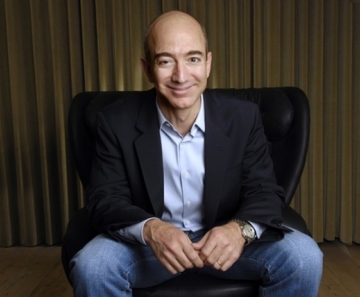 Fundador da Amazon, Jeff Bezos, um dos homens mais ricos do mundo — Foto: Divulgação