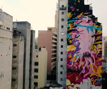 Grafite de 10 mil m² vai transformar Centro de São Paulo em fundo do mar