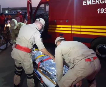 Homem foi assassinado com um tiro na nuca por dupla em motocicleta em Sorriso (Foto: Lucas Torres/Portal Sorriso)