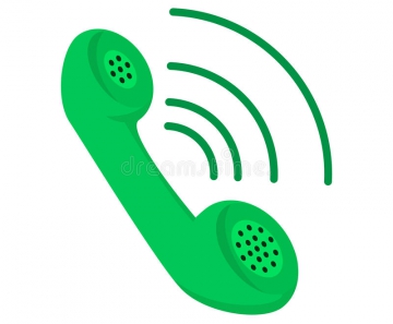 icone_verde_dos_desenhos_animados_do_receptor_de_telefone_79755429