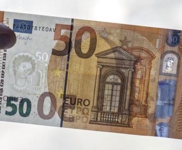 Nova nota de 50 euros — Foto: Associated Press