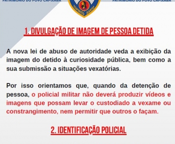 Polícias param de divulgar nomes e fotos de presos após lei de abuso de autoridade entrar em vigor