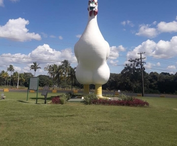Principais estátuas de Lucas do Rio Verde ganham máscaras para incentivar a população a usá-las