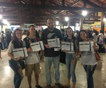 Projeto venceu na categoria Desenvolvimento Tecnológico na 8ª edição da Mostra de Iniciação Científica no Pantanal — Foto: Admilson Costa da Cunha/Arquivo pessoal