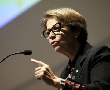 Tereza Cristina chamou a atenção para a campanha negativa que o país está sofrendo, especialmente na UE, contra os produtos agropecuários brasileiros - Foto: Marcelo Camargo/Agência Brasil