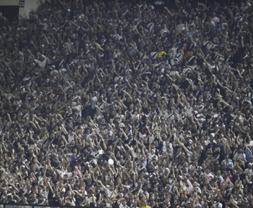 Torcida do Vasco no jogo contra o Cruzeiro — Foto: André Durão