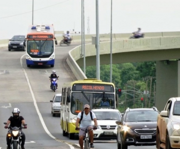 Transporte coletivo em Cuiabá. (Foto: Reprodução/TVCA)